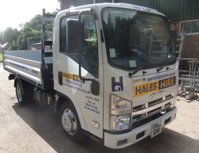 New Delivery Vehicle at Hales Hire - September 2012
