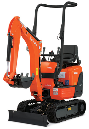 New Kubota K008-3 Micro Excavator At Hales Hire - February 2020