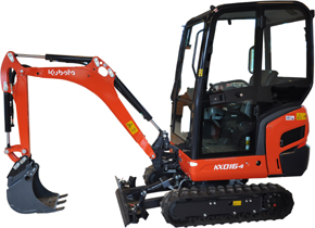 Yet Another Brand New Kubota Mini Excavator at Hales Hire - February 2018